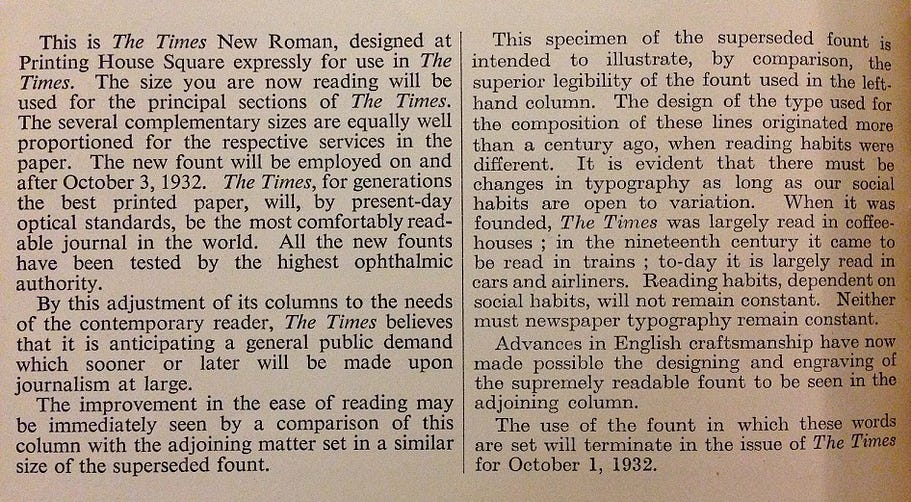 是左邊的看起來比較好讀,還是右邊看起來比較好讀?/圖片來源:New York Public Library